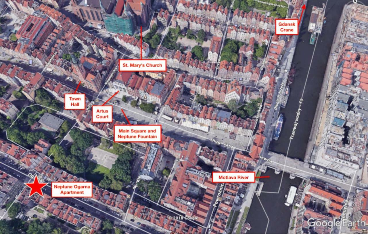 Old Town Super Apartment Ogarna Gdaňsk Exteriér fotografie